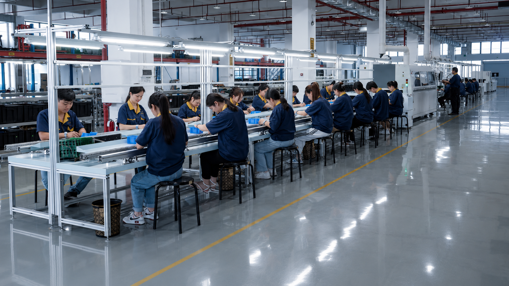 Product assembly production line