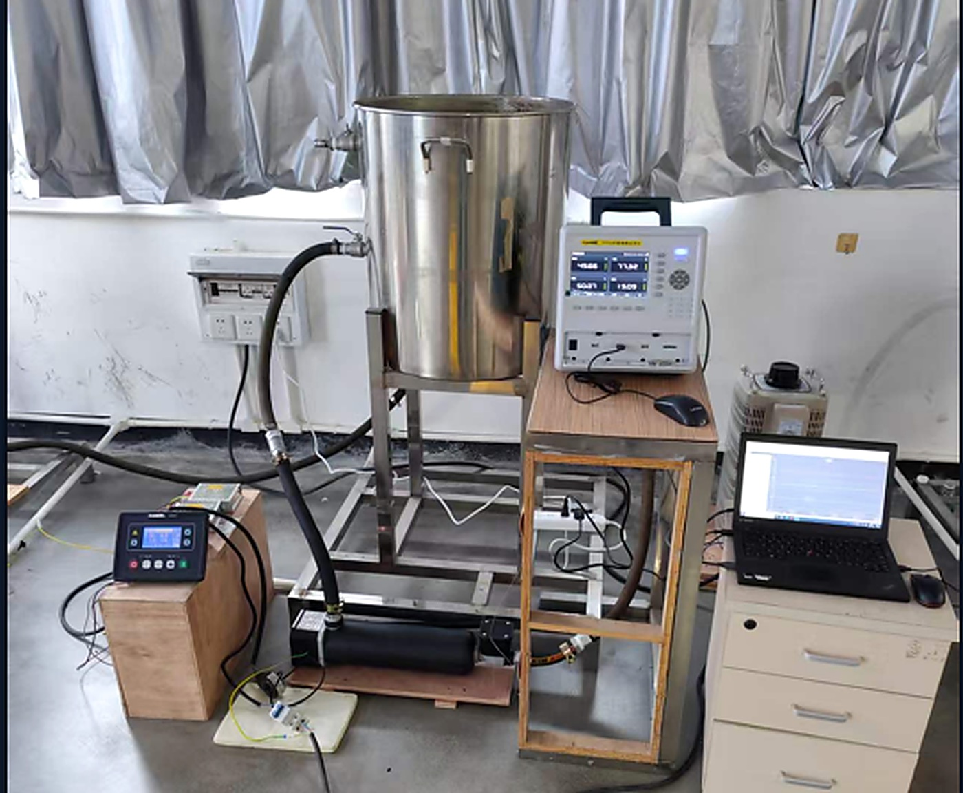EHC engine preheater aging test setup