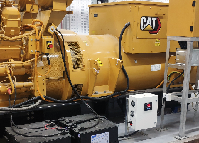 Charging panel used with generator and starting batteries
