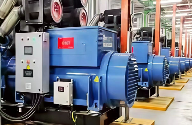 Generator system with control cabinets