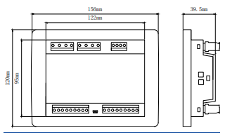 GM810 and GM811 outline drawing