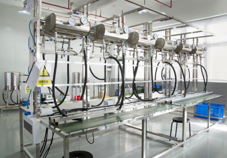 Engine preheater test bench