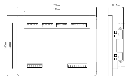 TM5520 and TM5530 dimensions